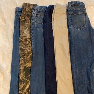 Lot of: 6 pair of boys size 12 jeans